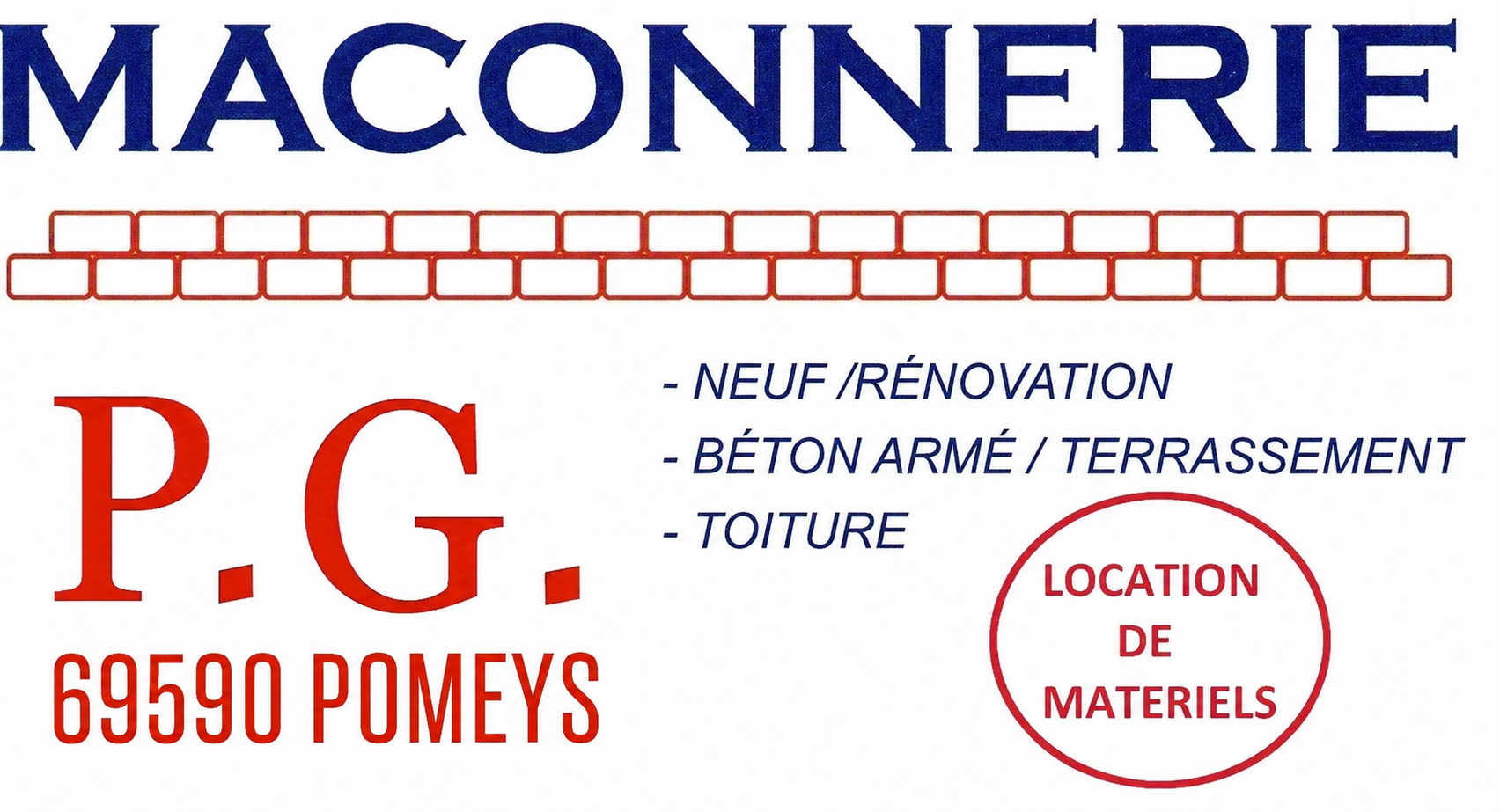 Maçonnerie PG